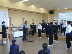 宮﨑先生の合唱指導 – 黒部市立明峰中学校